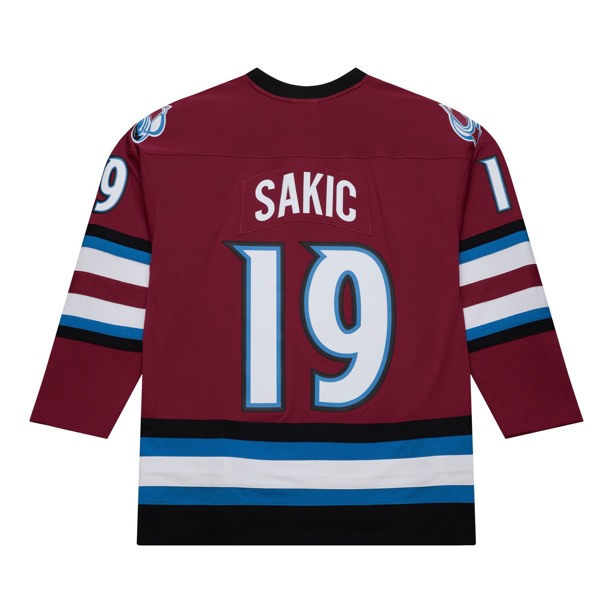 Joe Sakic #19 Colorado Avalanche 2001-02 Mitchell & Ness NHL Jersey Maroon