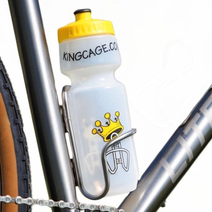 King Cage Side Loader Bottle Cage - Titanium