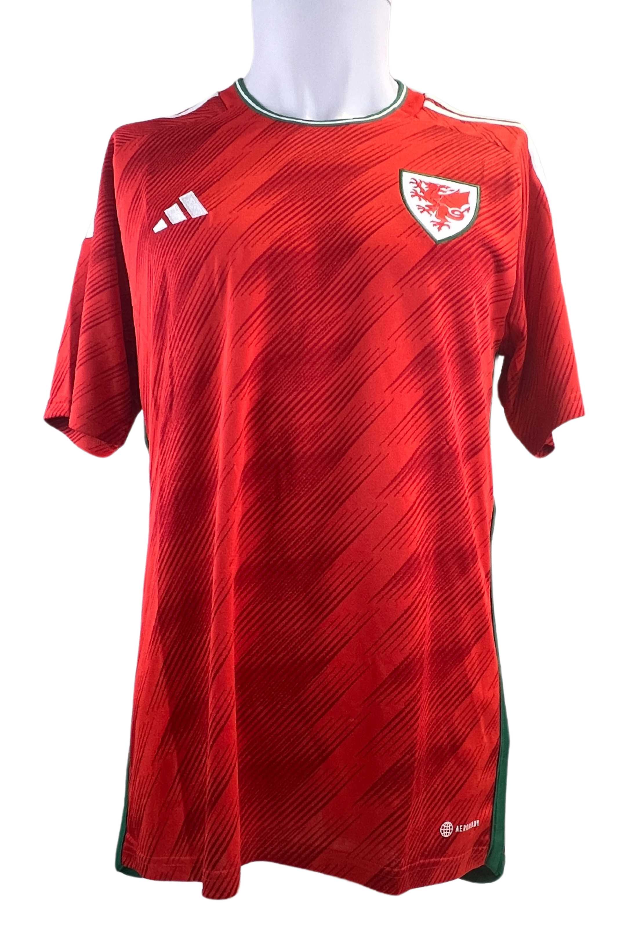 Gareth Bale #11 Autographed Wales Home Jersey