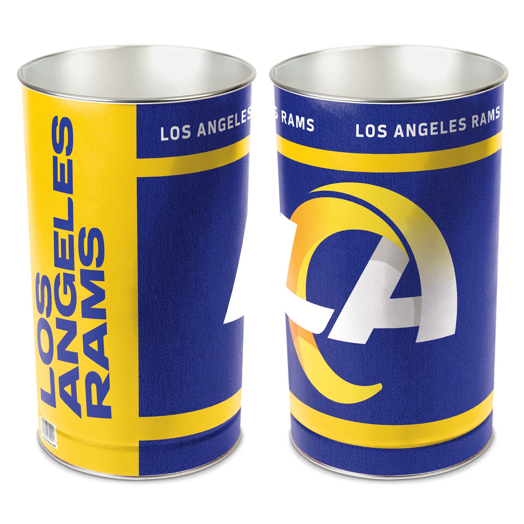 Los Angeles Rams WinCraft Metal NFL Wastebasket
