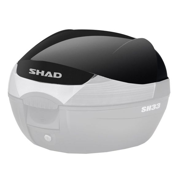 Top case cover Shad Black metal for Top case SH 33 UniversalRef: shd1b33e821 / d1b33e821