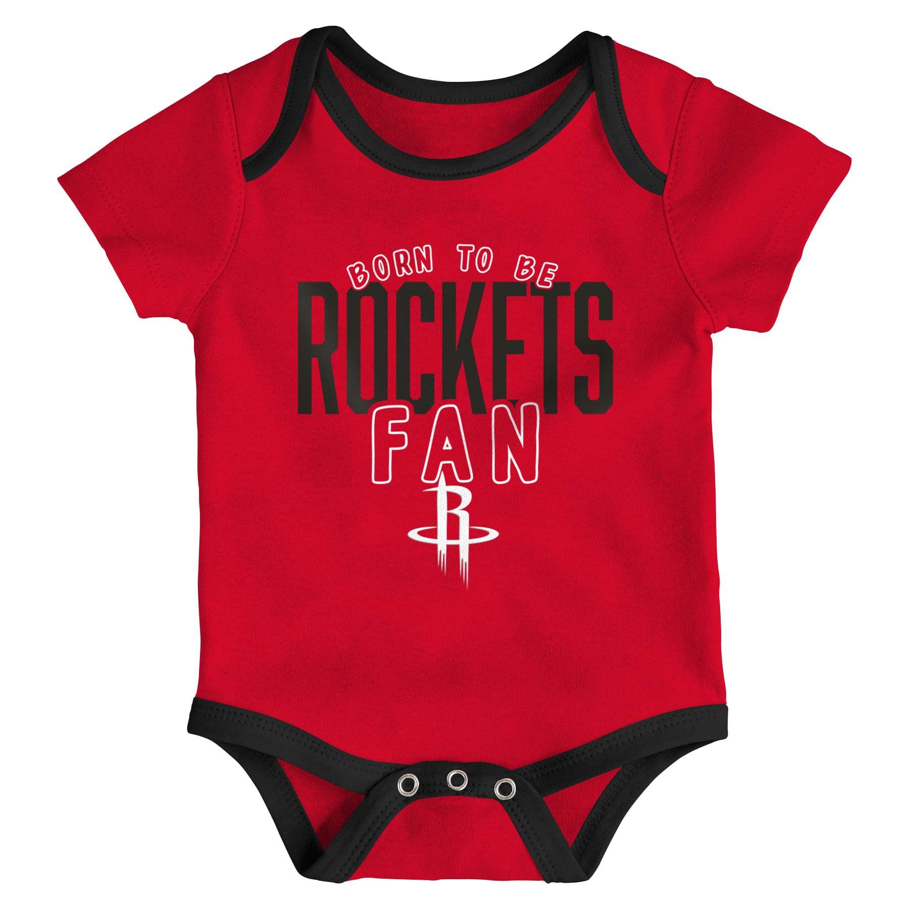 Houston Rockets Game Time NBA Baby Bodysuit Set (3-Piece)