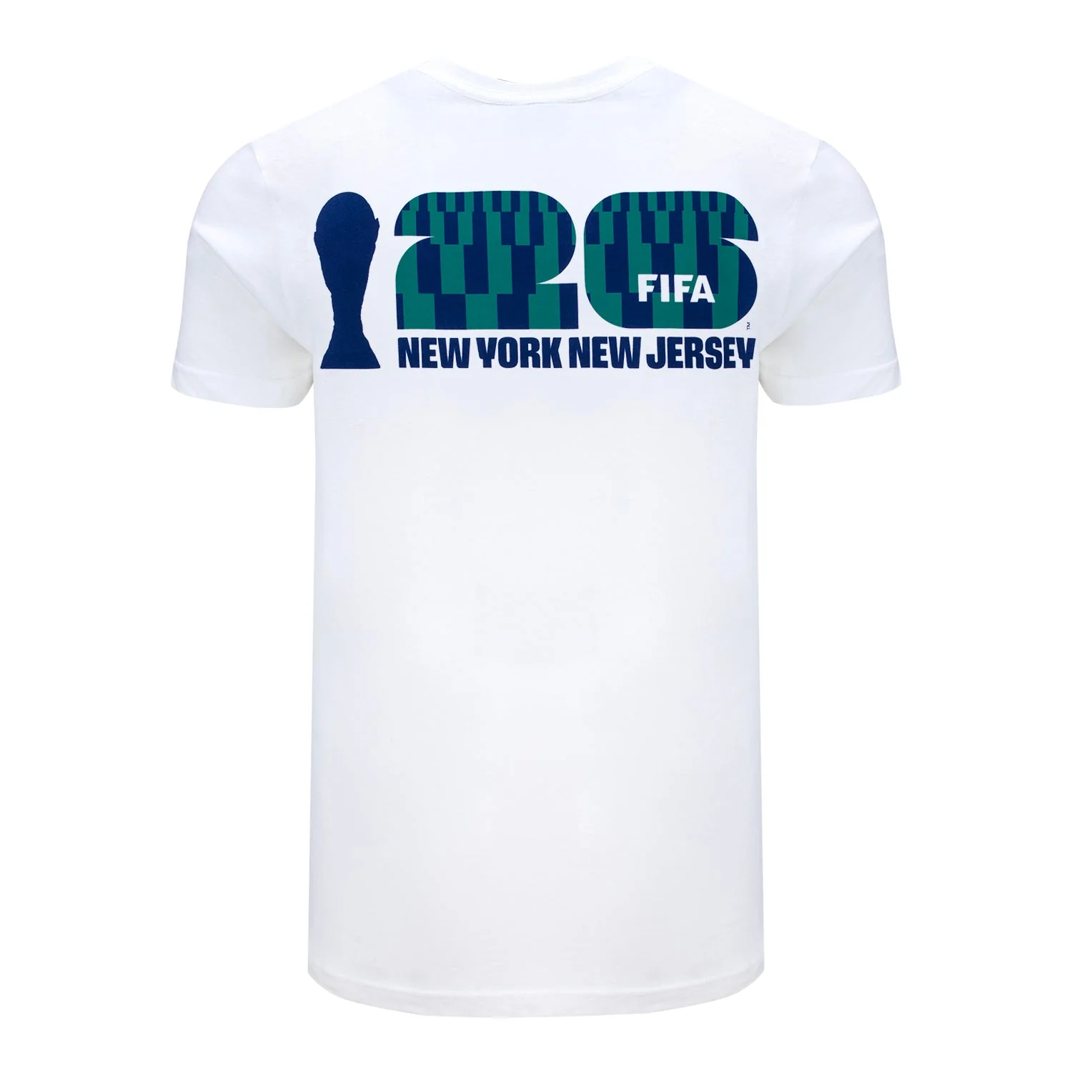 2026 Soccer Fan Collection New York New Jersey White T-Shirt - Unisex