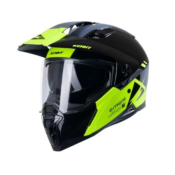 Casque intégral Kenny EXTREME - GRAPHIC - Jaune / NoirRef : KE2276