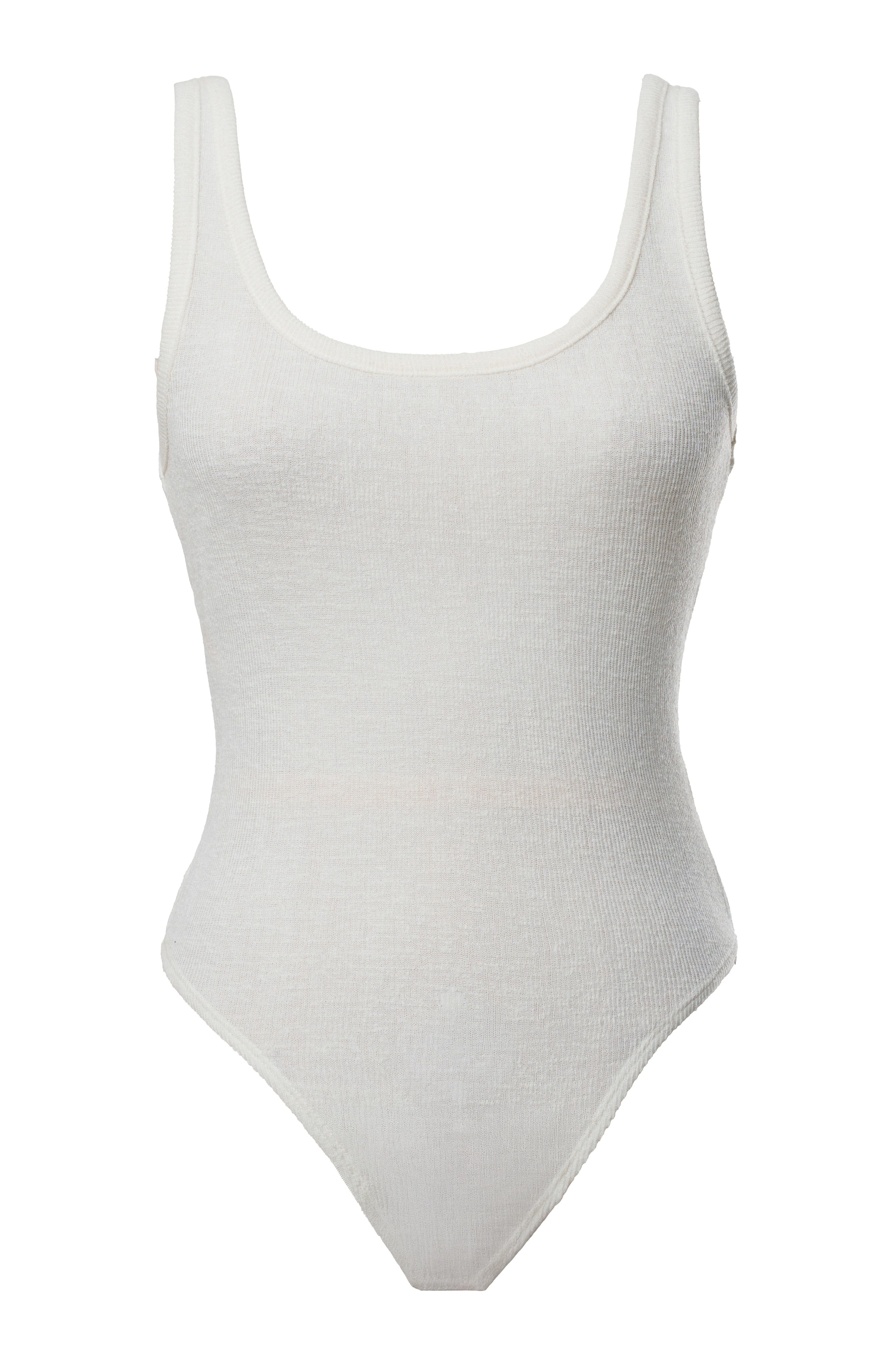 Ivory The Basis Knit Bodysuit