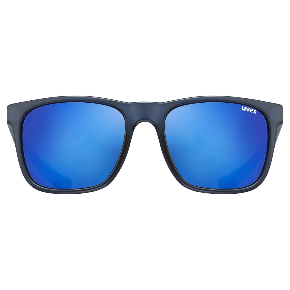 Uvex LGL 42 Glasses - blue grey matt/mirror blue