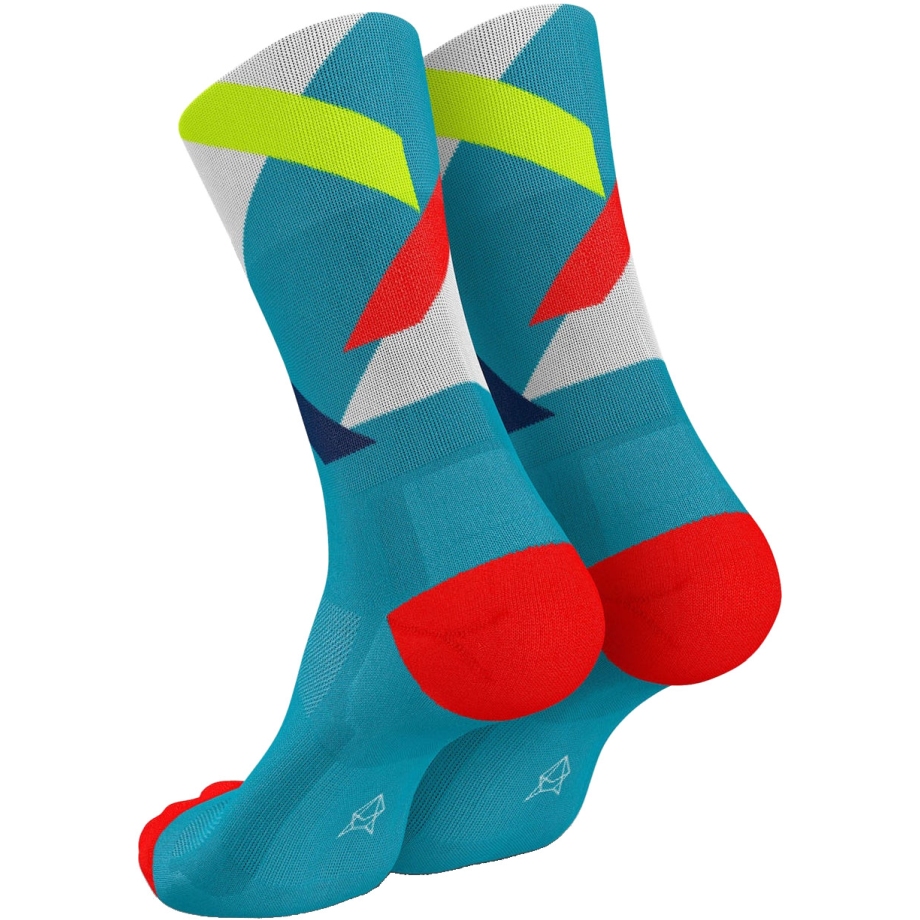 INCYLENCE Ultralight Strikes Socks - Blue Inferno