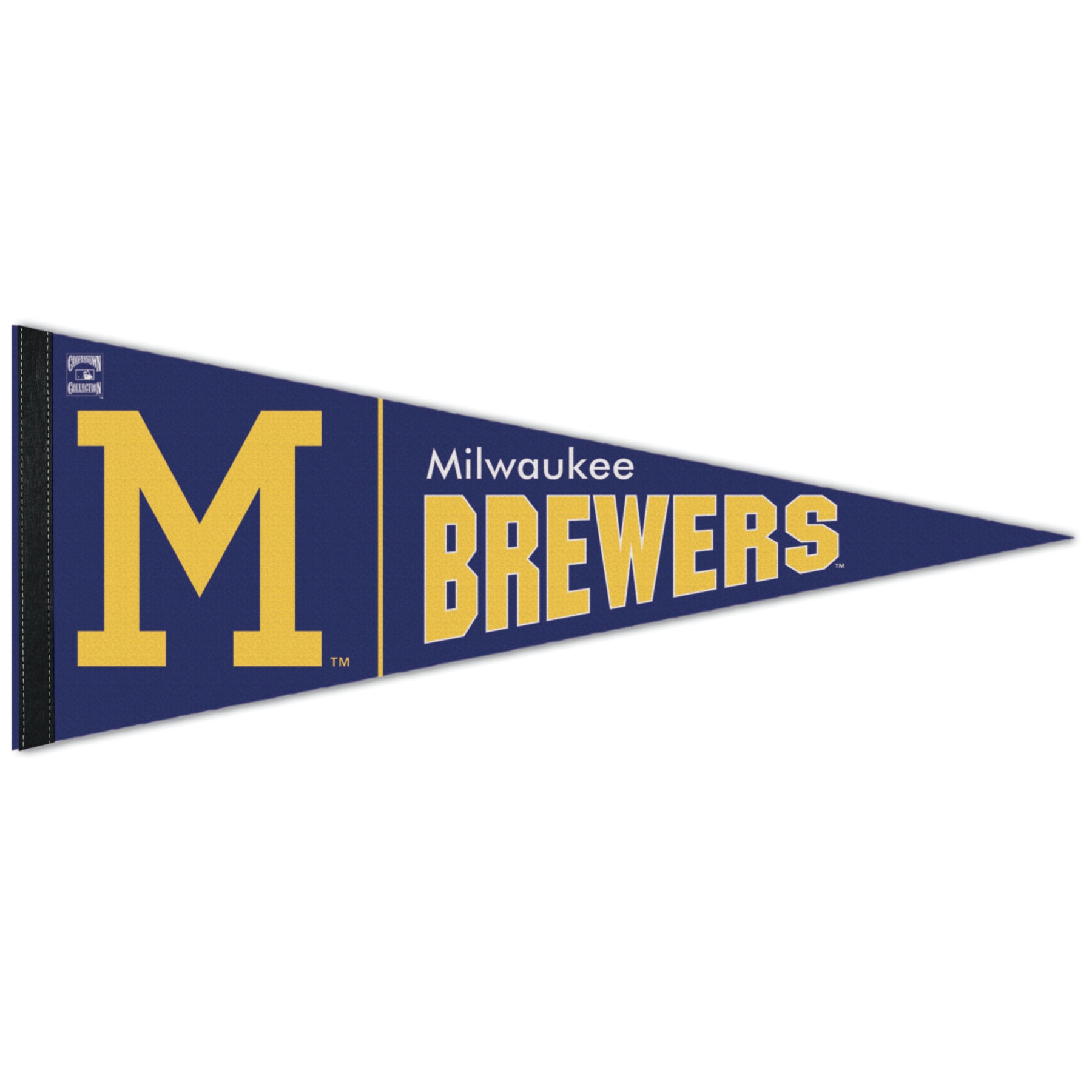 Milwaukee Brewers Cooperstown Premium MLB Pennant