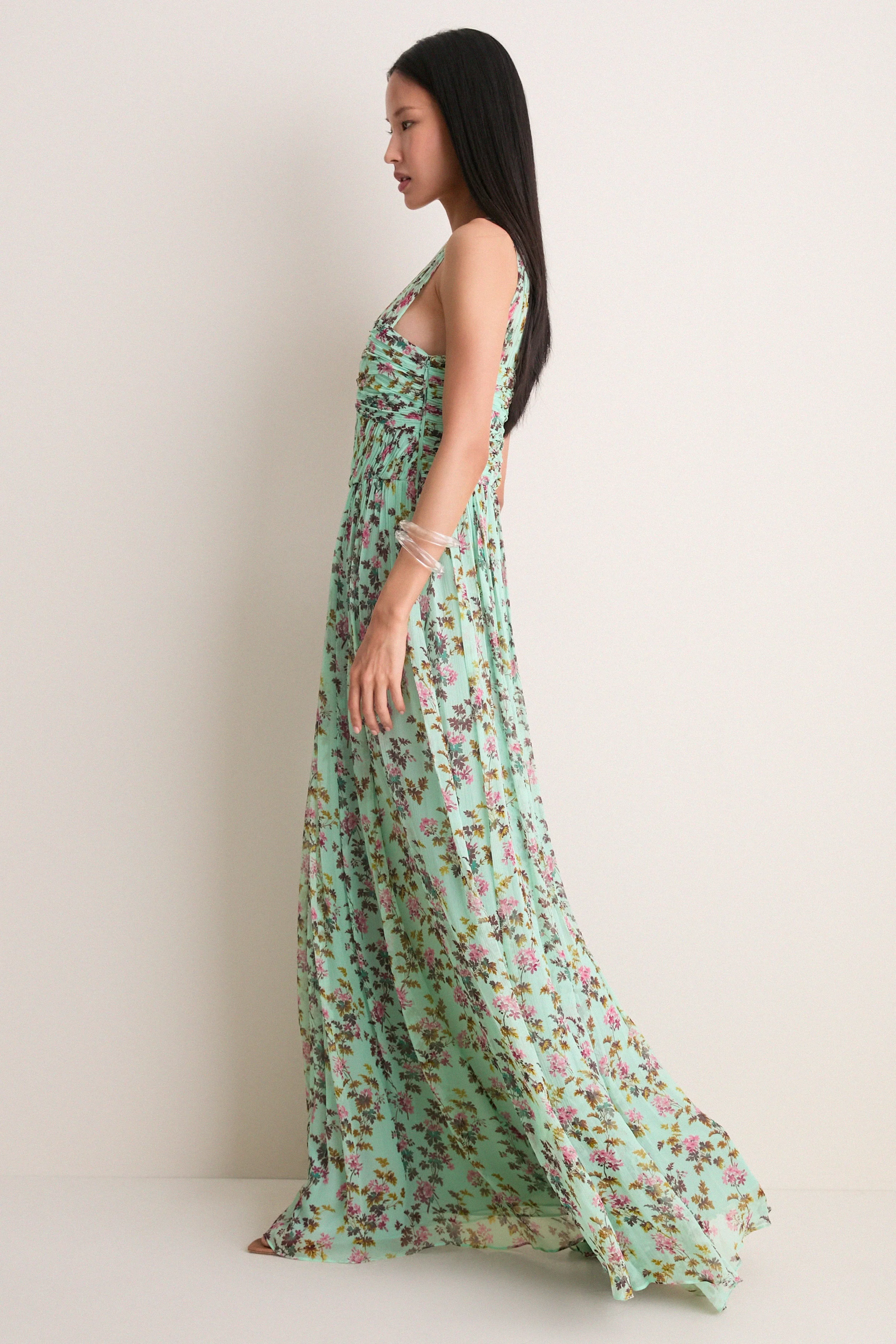Opaline Aureline Silk Gown