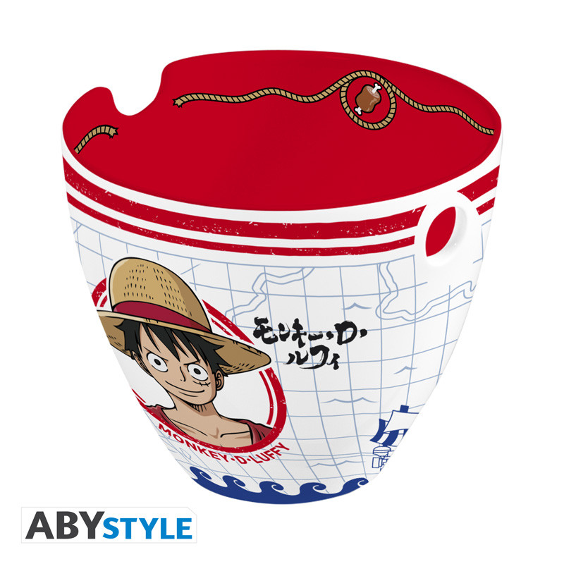 ONE PIECE Ramen Bowl with chopsticks Monkey D. Luffy