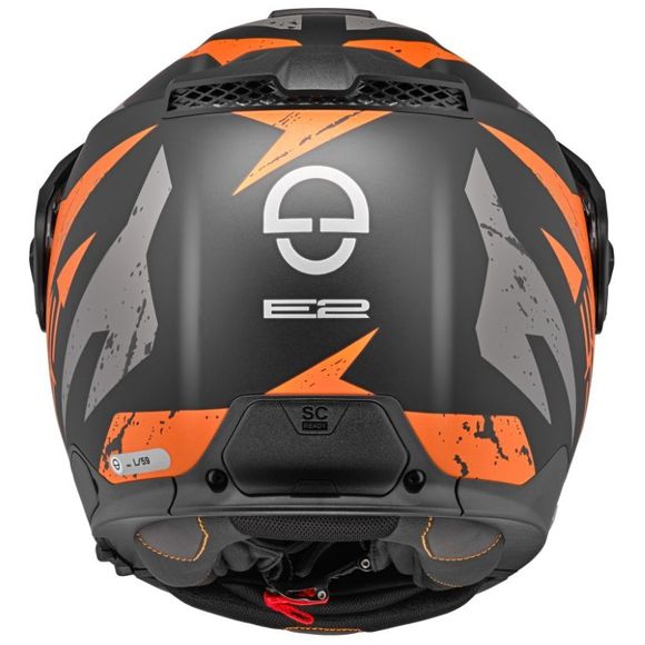 Casque modulable Schuberth E2 EXPLORER - OrangeRef : SE0275