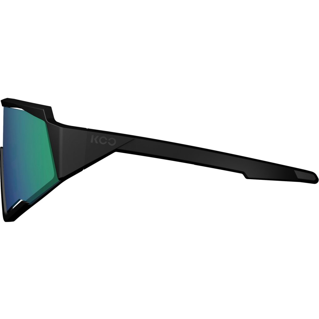 KOO Spectro Sunglasses - Black Matt - Green Mirror