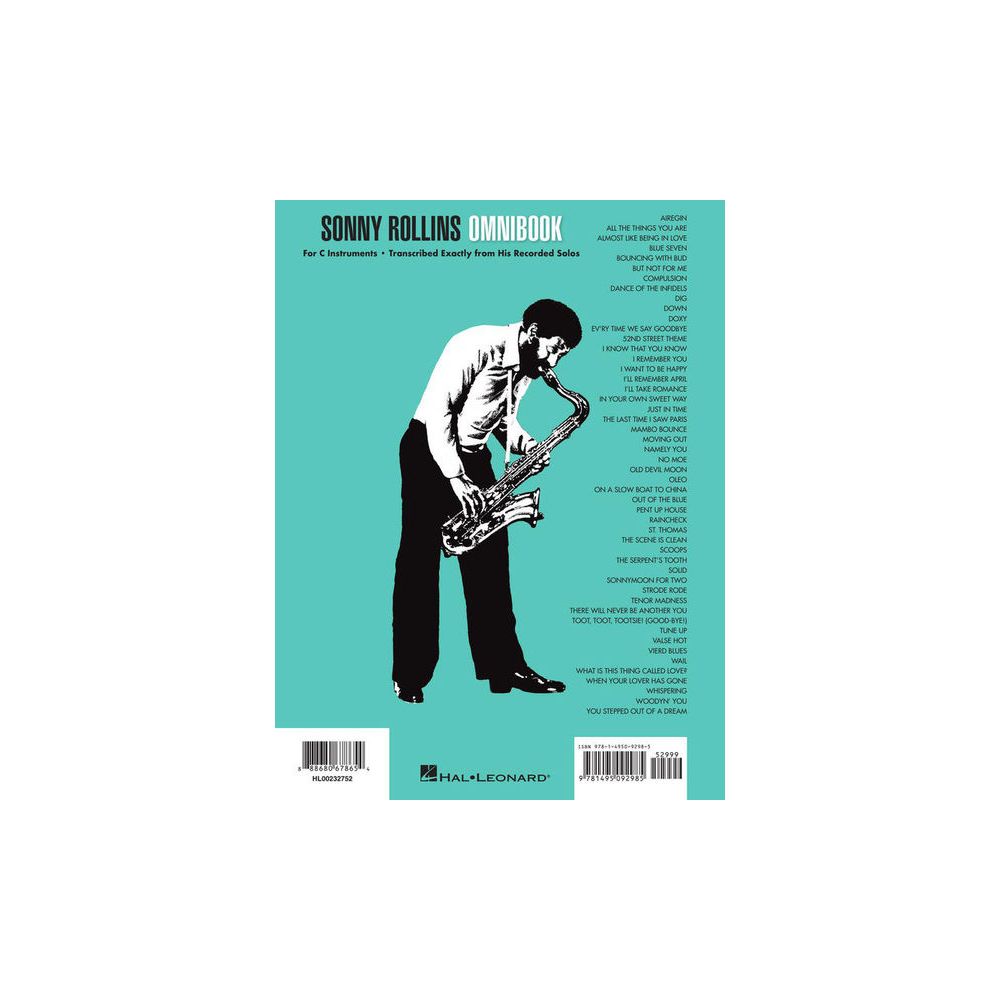 Hal Leonard Sonny Rollins Omnibook C – Thomann Ireland