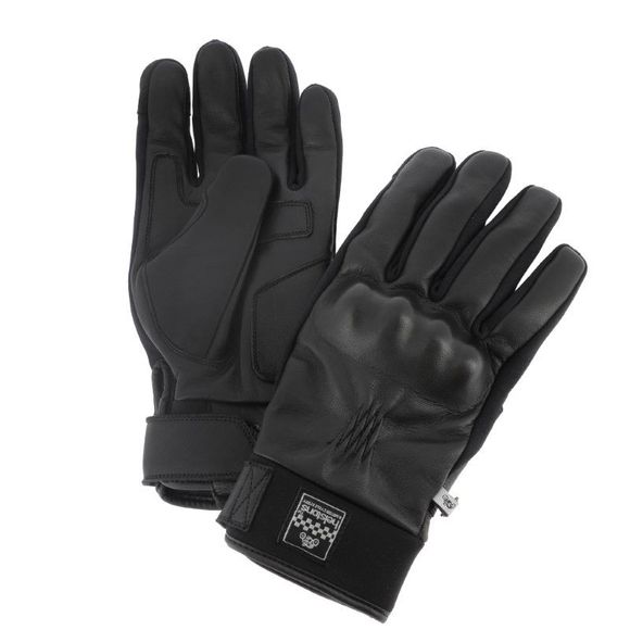Helstons justin gloves - winter - blackRef: HS1039