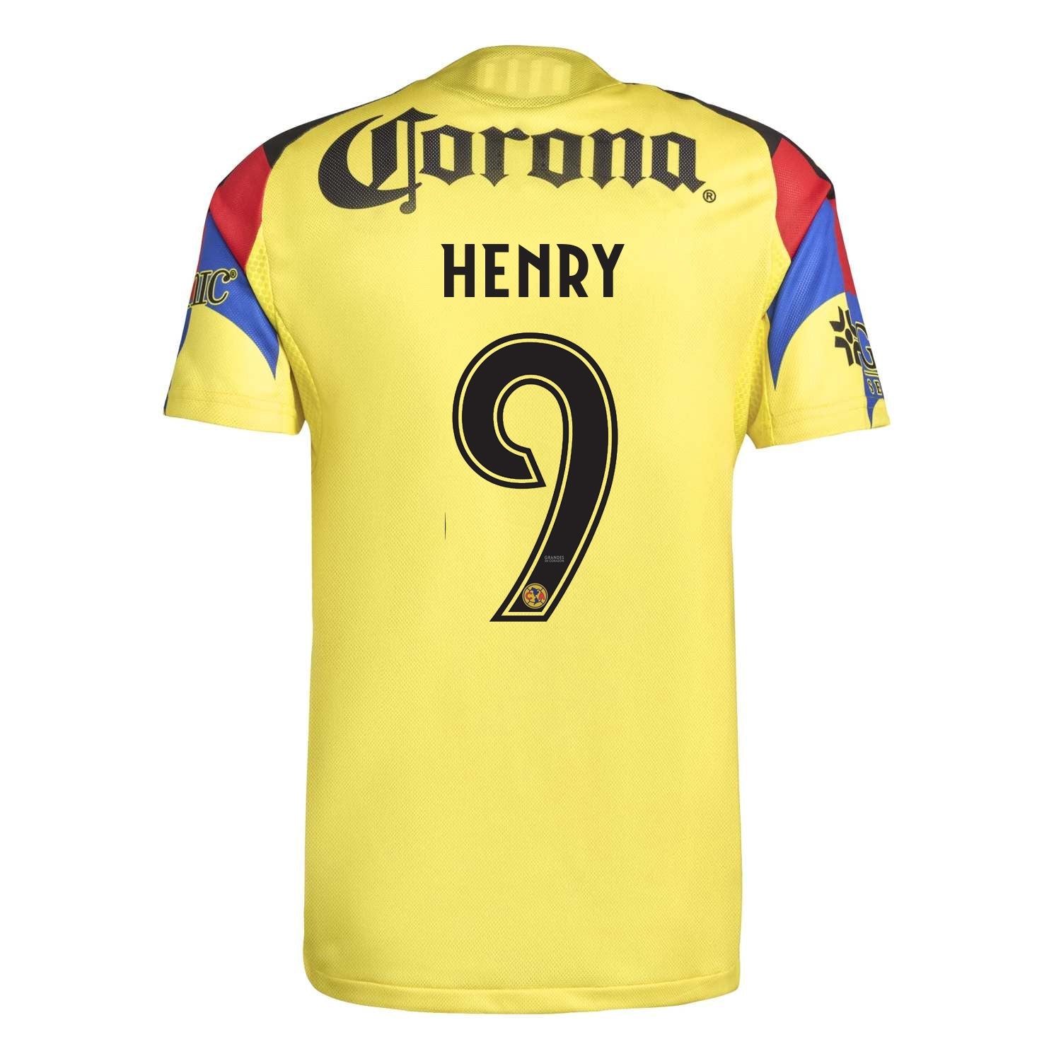 Henry Men's Club America 25/26 Authentic Home Jersey (Yellow)
