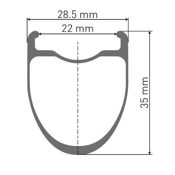 DT Swiss ERC 1400 DICUT 35 Front Wheel - 28