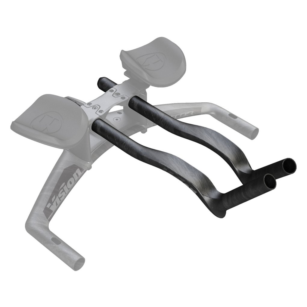 Vision Speed Carbon Extensions for Clip-On Aerobars - J-Bend