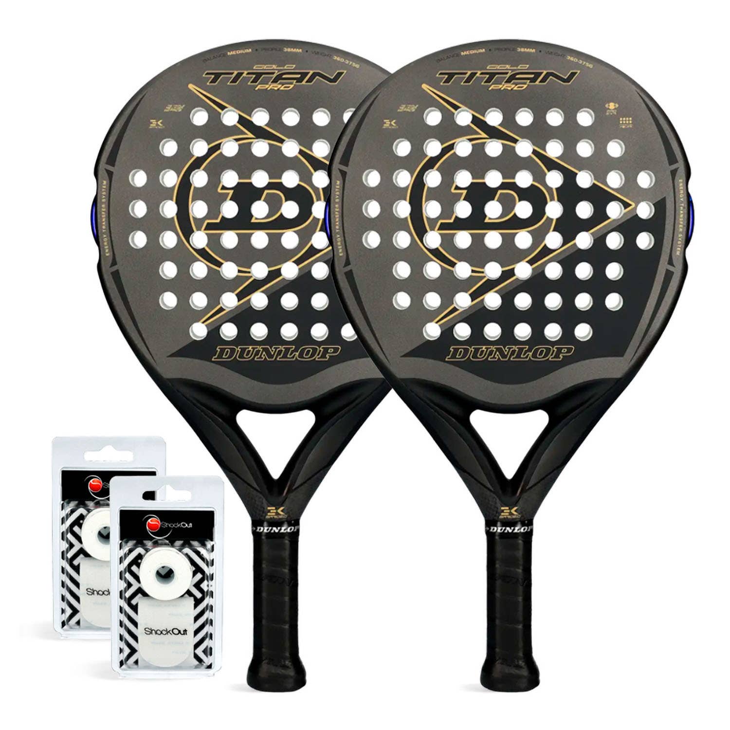 DUNLOP TITAN PRO GOLD DUO PACK