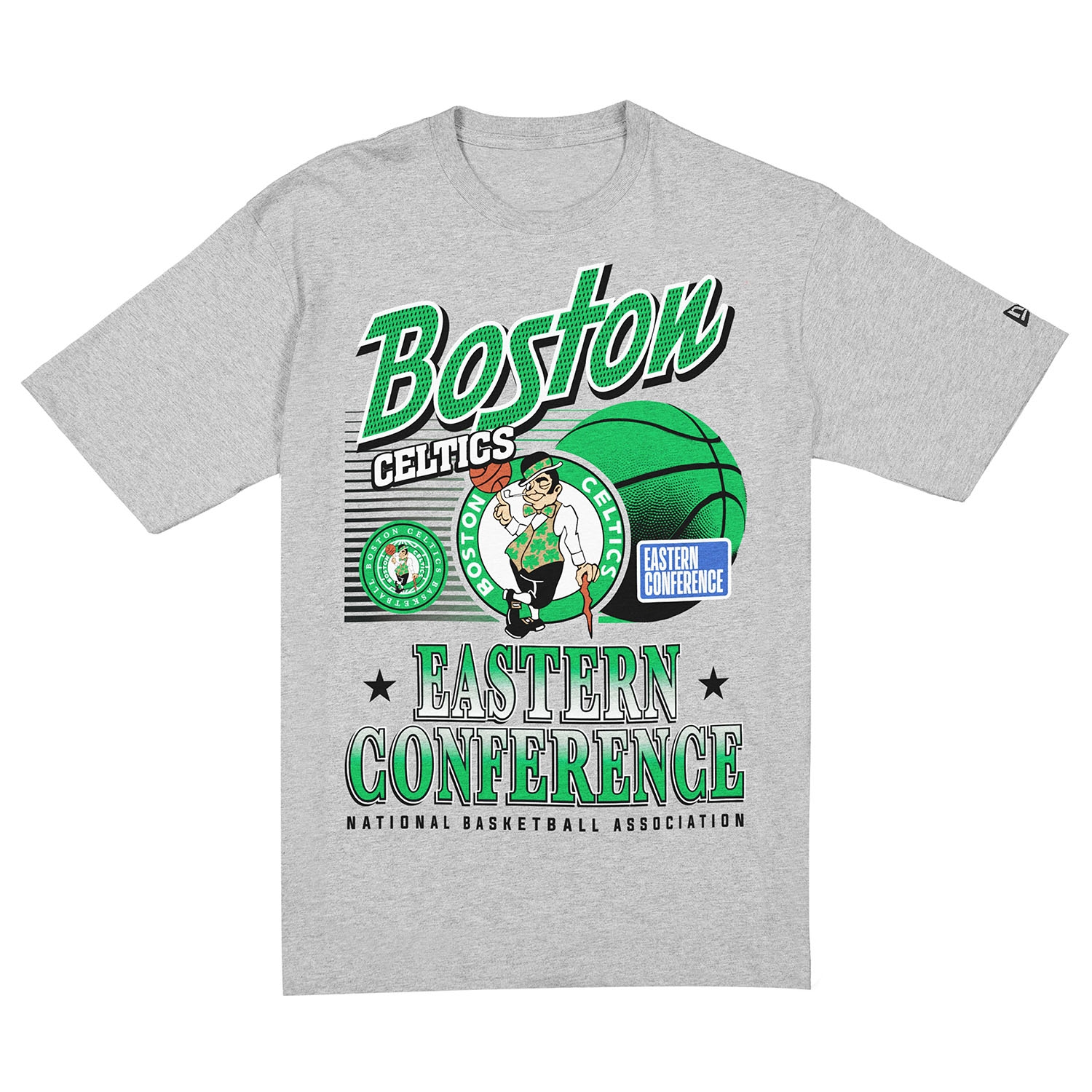 Boston Celtics Sport Classics Oversized NBA T-Shirt Gray
