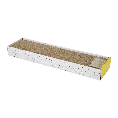 Beeztees Cardboard Scratching Plank - Pula - 47 x 12,5 x 4,5cm