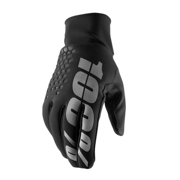Gants cross 100% BRISKER HYDROMATIC NOIR 2024 - NoirRef : CE1308