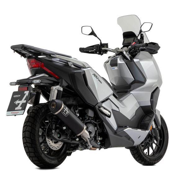 Silencieux Arrow Urban Alu Dark embout noir mat - NoirHONDA 350 ADV 350 - 2022 - 2024Ref : AW0185 / 53546ANN