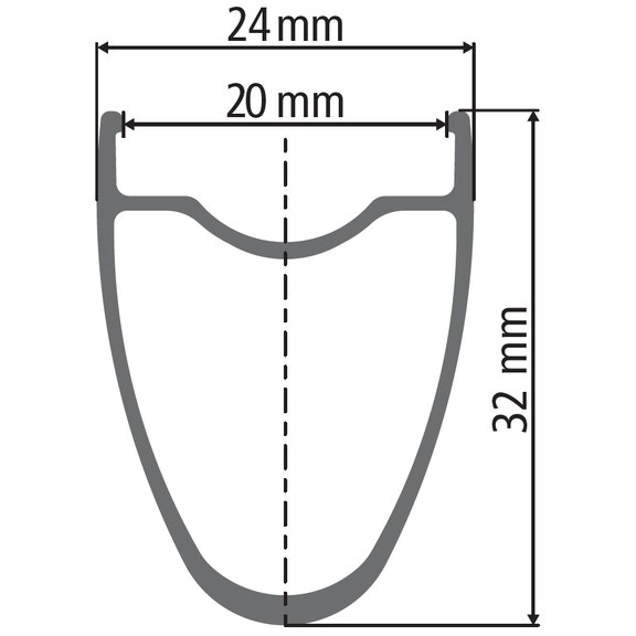 DT Swiss RR 521 db Road Rim - black