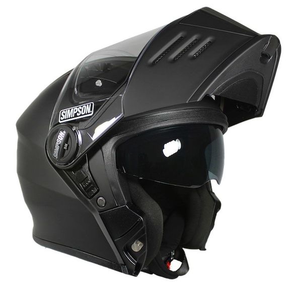 Casque modulable Simpson DARKSOME - SOLID - MATT - NoirRef : SIM0008
