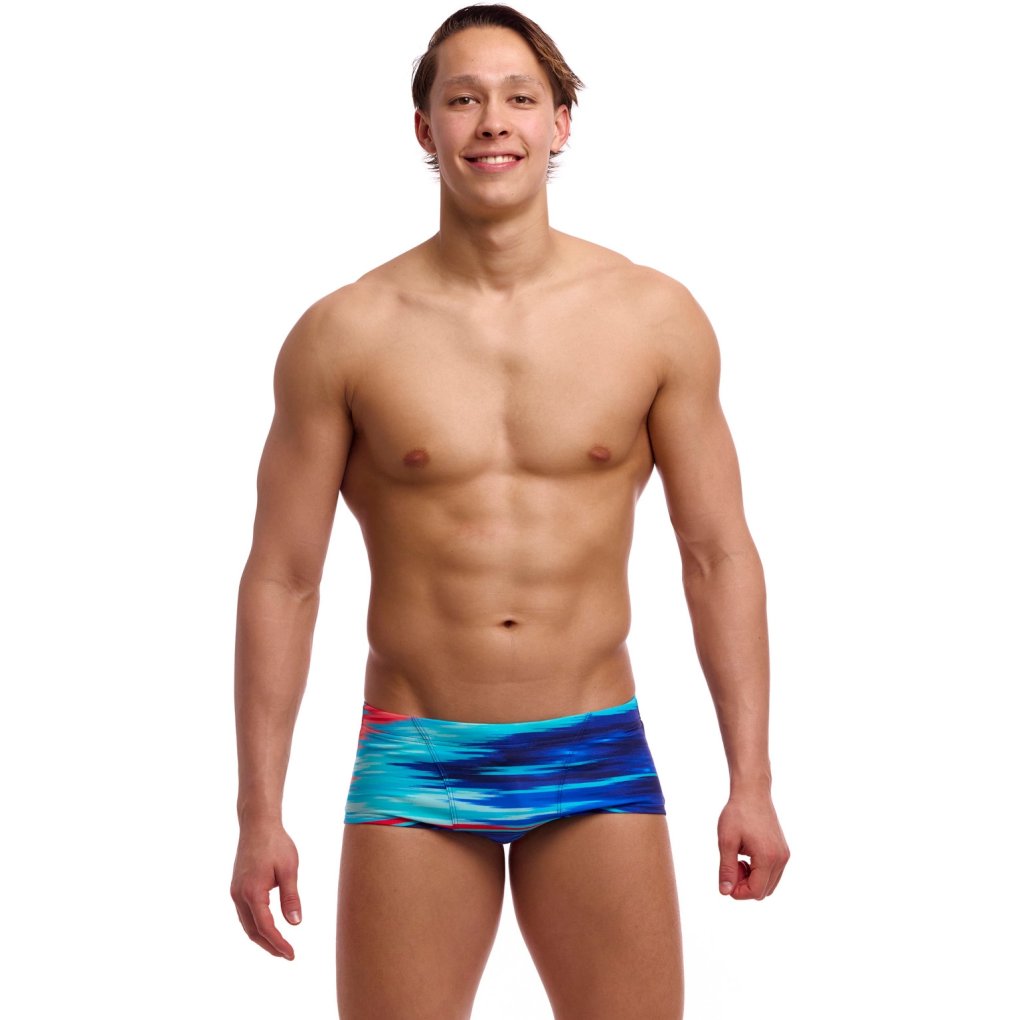 Funky Trunks Classic Eco Swim Trunks Men - Storm At Sea