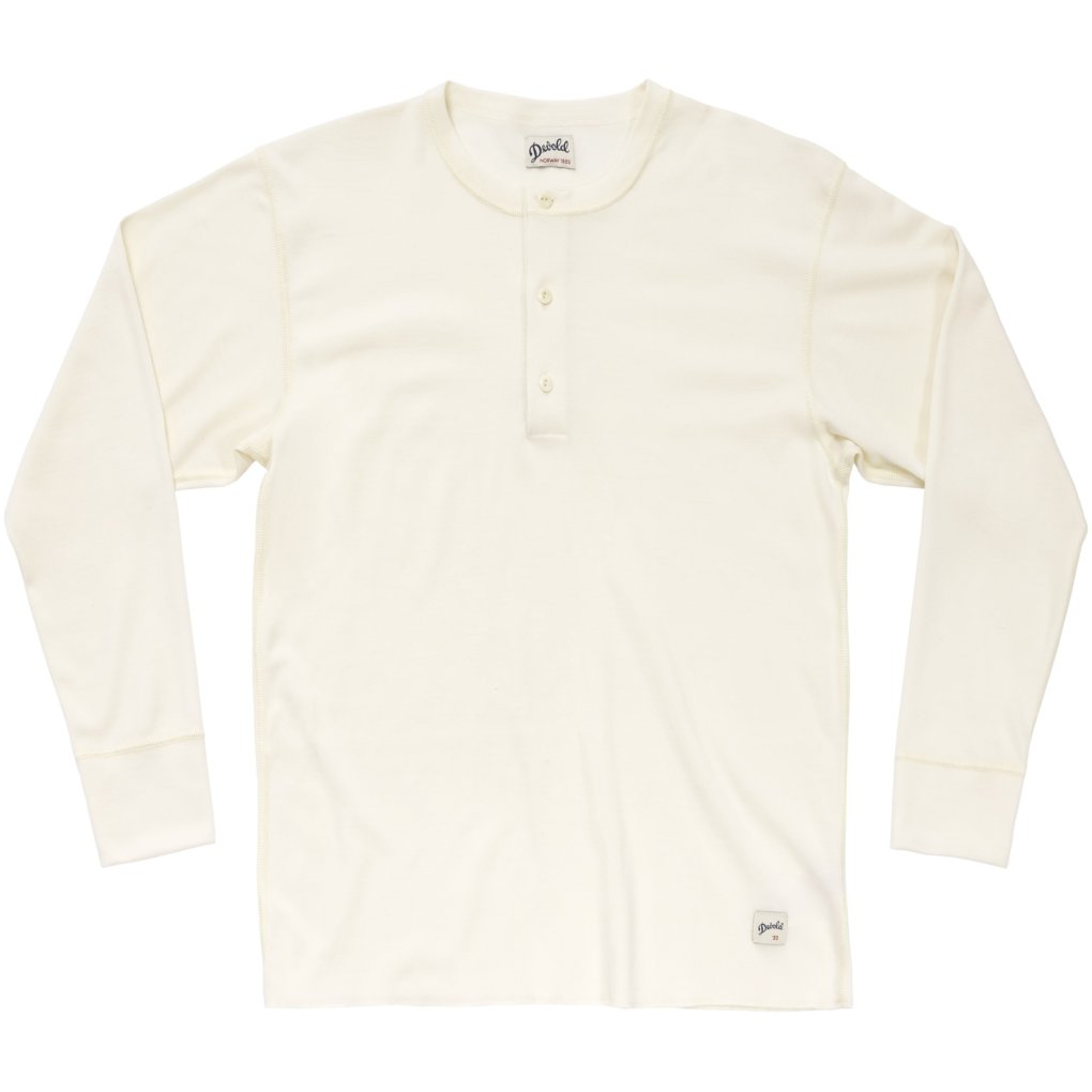 Devold Archive Henley Longsleeve Shirt Unisex - 001A White