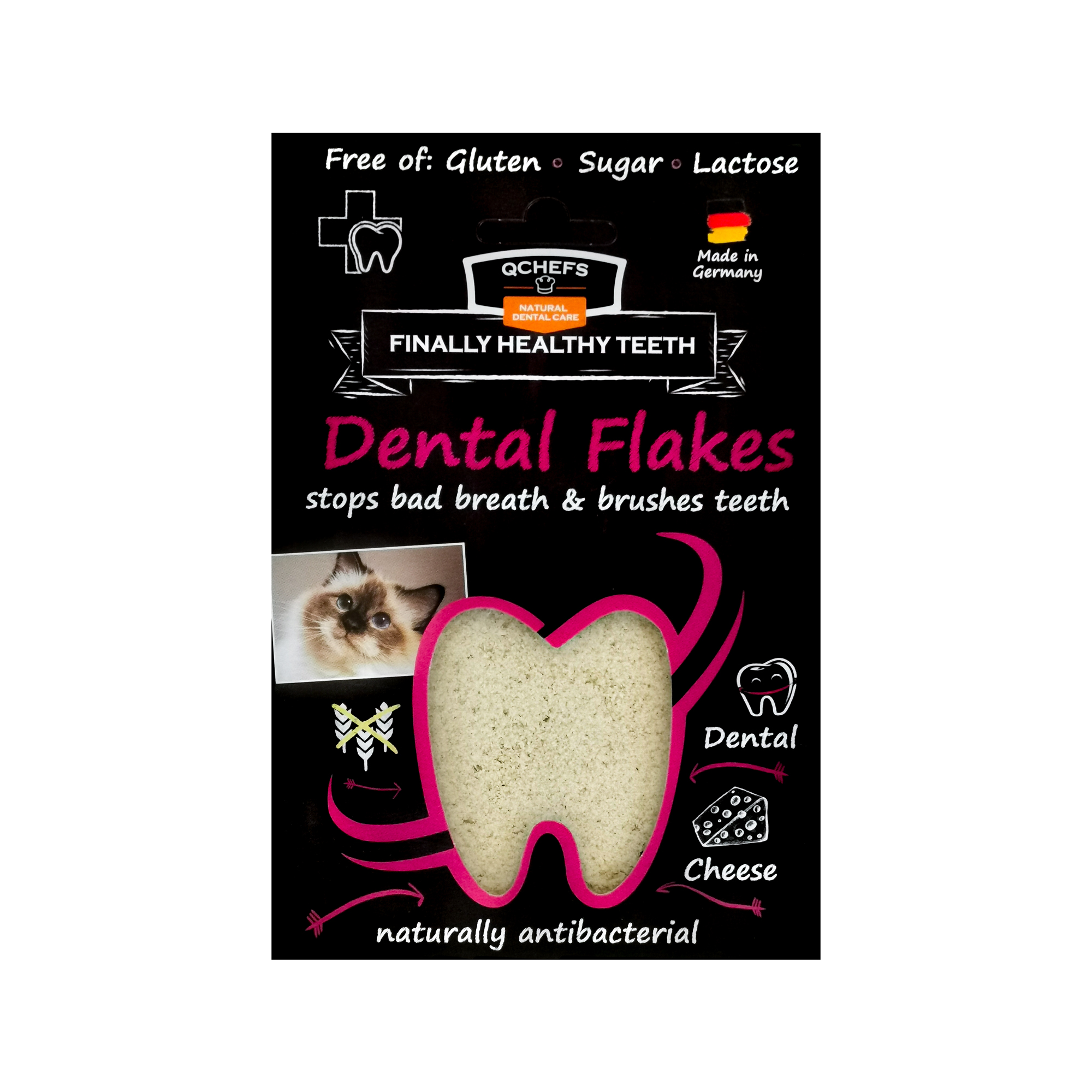 Qchefs Dental Flakes - Cats