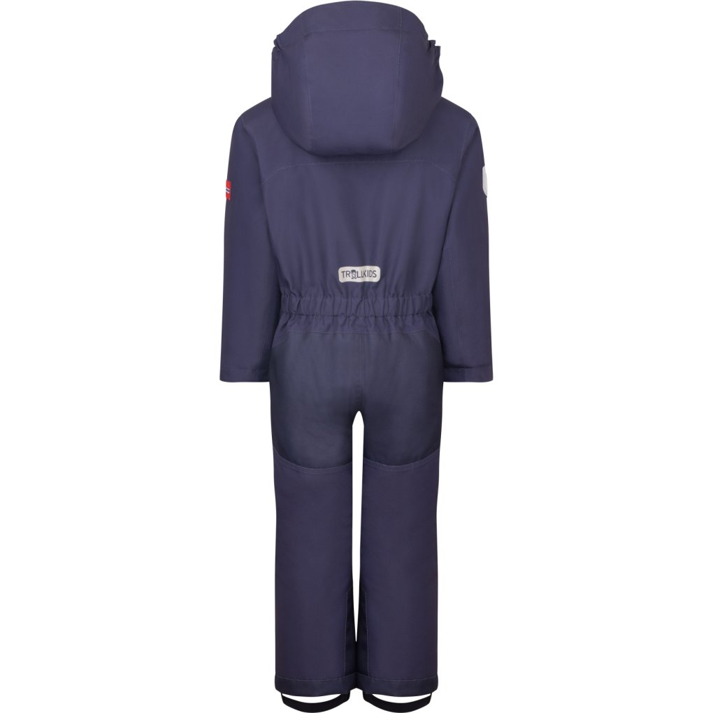 Trollkids Isfjord XT Snowsuit Kids - Deep Violet/Light Violet/Coral Pink