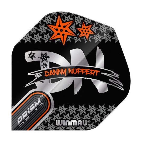Winmau Prism Delta Danny Noppert Black Signature No2 Standard Flights