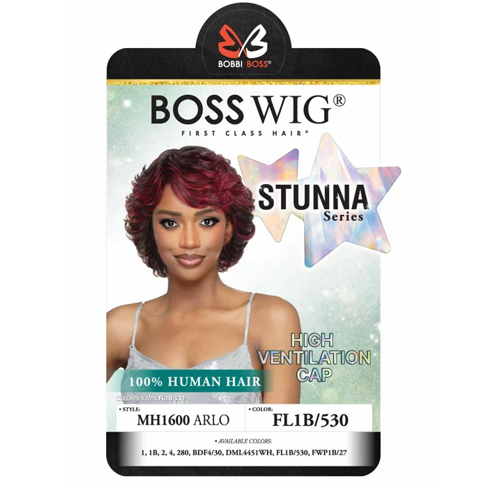Bobbi Boss Stunna Series 100% Human Hair Full Wig - MH1600 ARLO