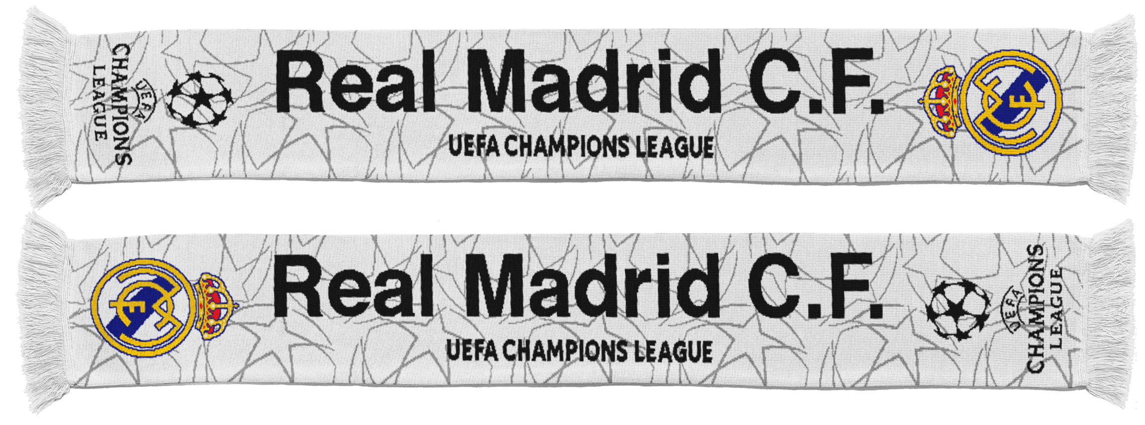 UCL Scarf White