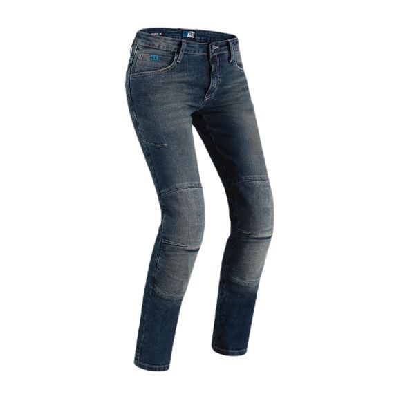 Pmj Jenny Motorcycle Jeans - Straight / Regular - BlueRef: PMJ0022