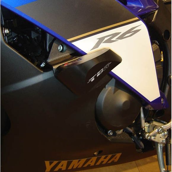 Top Block Frame Sliders KIT PADS - BlackYAMAHA 600 YZF-R6 (RJ15) - 2008 - 2016Ref: tb0090 / rly22