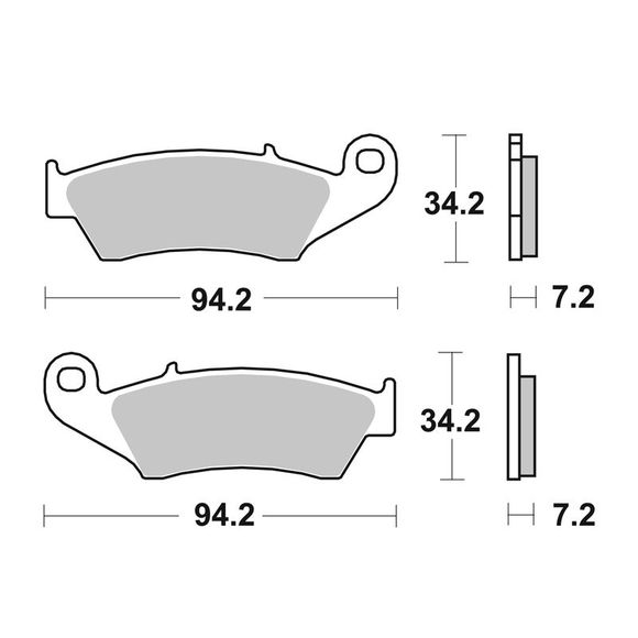 SBS 694SI Sinter Metal Sintered Racing Front Brake PadsRef: 694SI / 694030