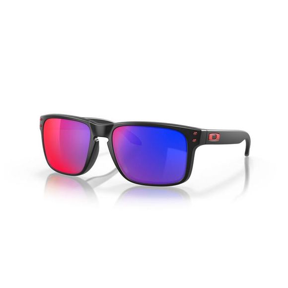 Lunettes de soleil Oakley HOLBROOK MATTE BLACK POSITIVE RED IRIDIUM - RougeRef : OK1775 / 8007932008