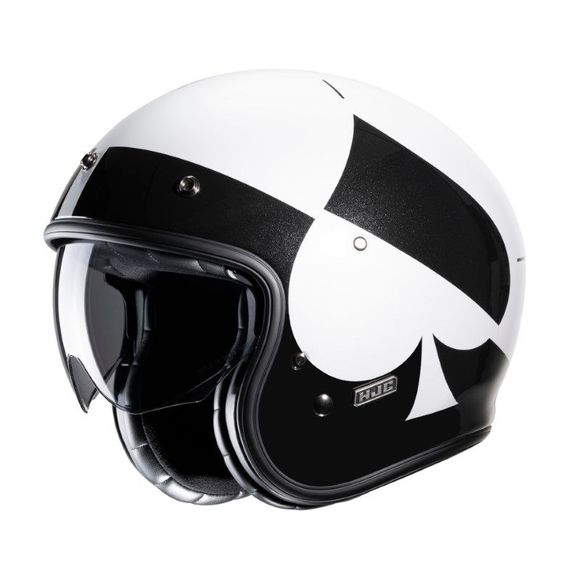 HJC V31 Open-Face Helmet - KUZ - Black / WhiteRef: HJ1047-C57656