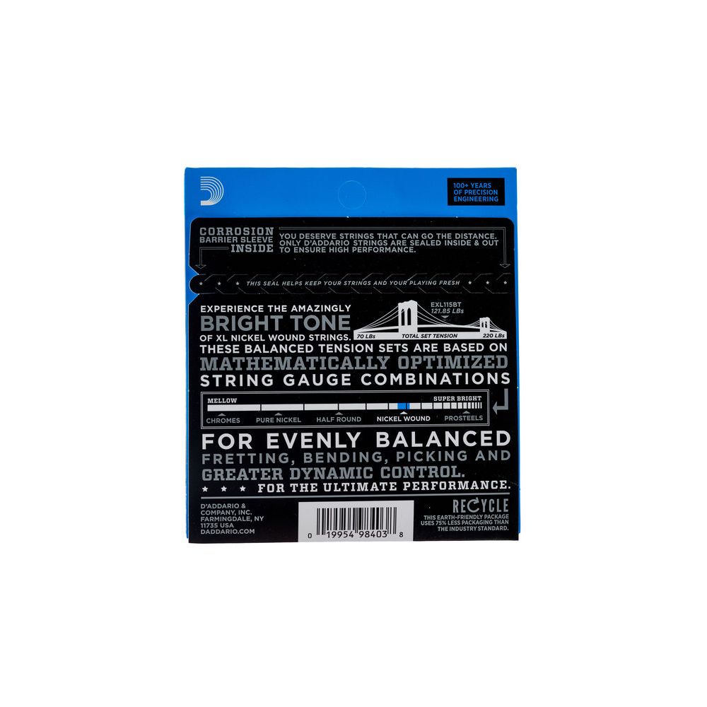 Daddario EXL115BT – Thomann Ireland