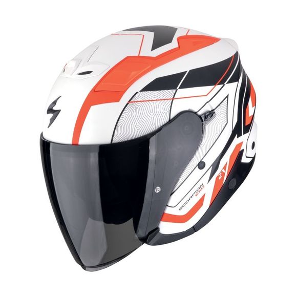 Casque jet Scorpion Exo EXO-Z1 - VUE - Blanc / RougeRef : SC1187