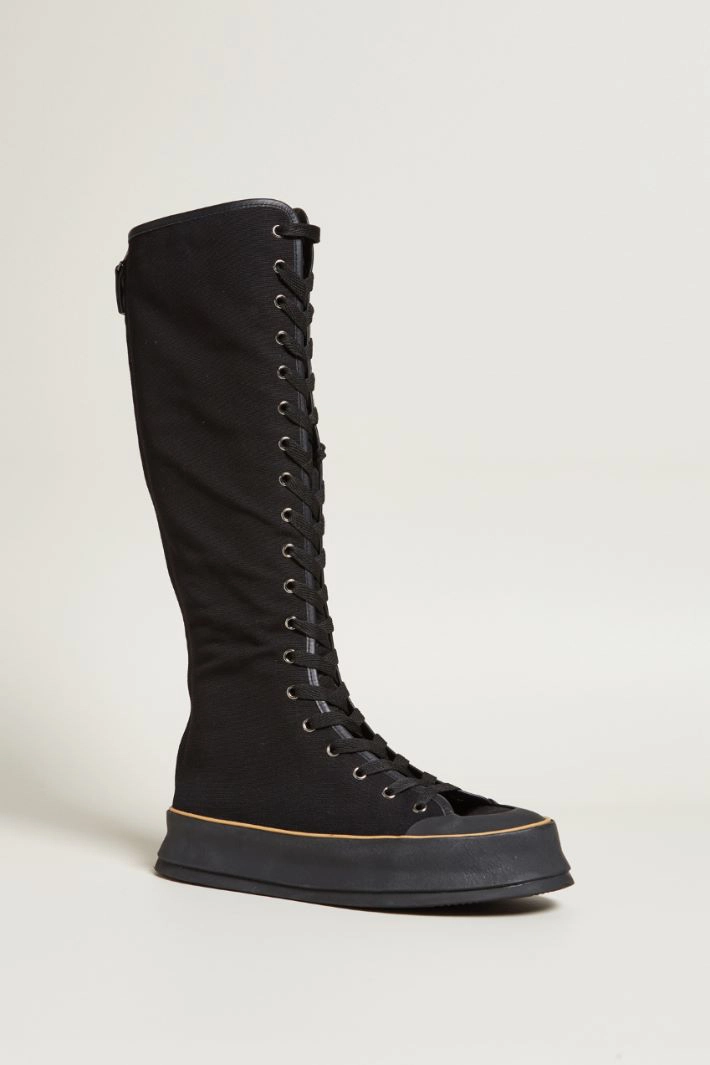 High sneakers - BLACK