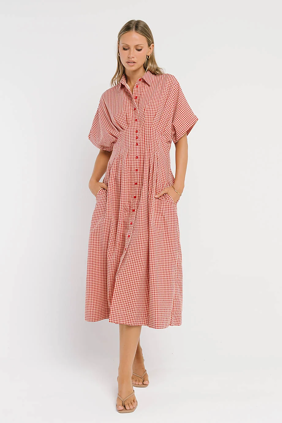 Collins Maxi Dress in Red