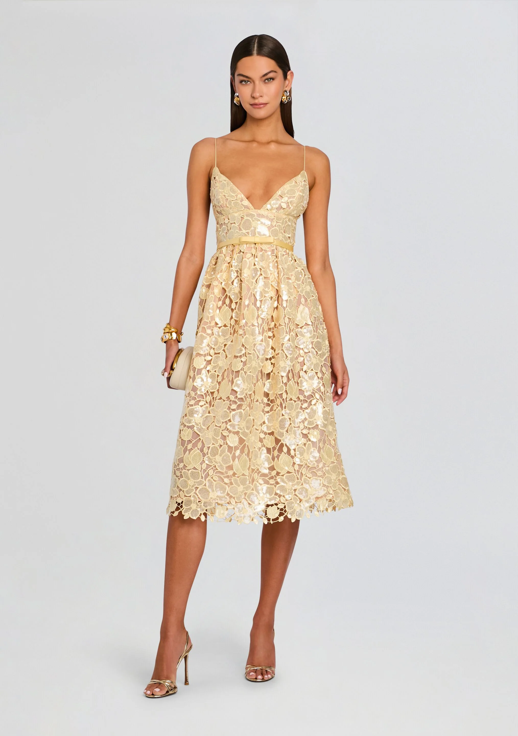 Eulalia Sequin Lace Dress