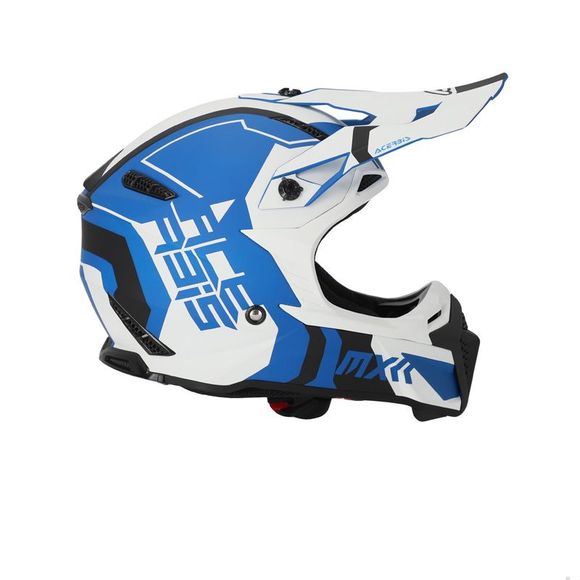 Casque cross Acerbis PROFILE 5 2023 - Blanc / BleuRef : AE3612