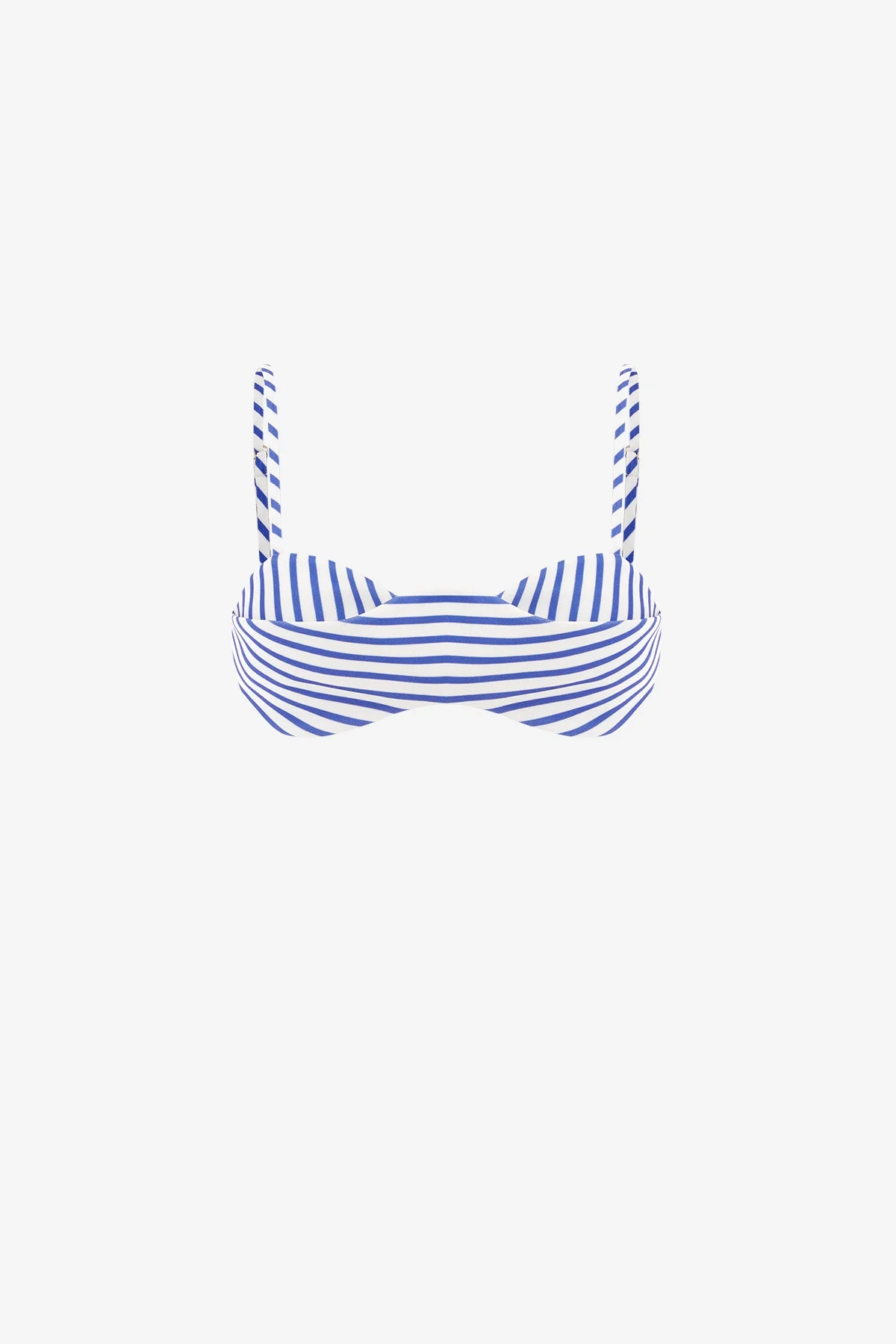 Julia Striped Bralette - Navy