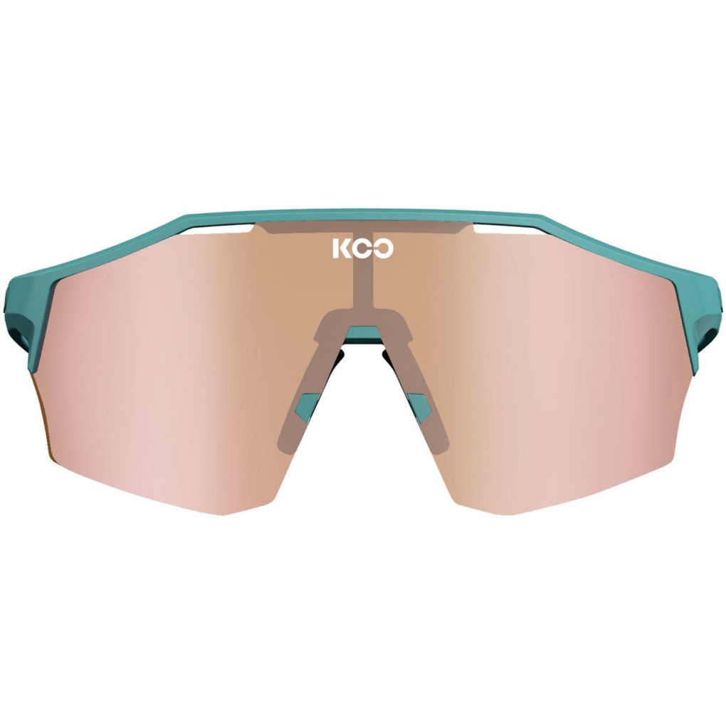 KOO Alibi Sunglasses - Large | Harbor Blue Matt - Copper Mirror