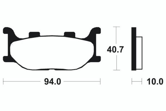 Tecnium Performance sintered metal brake pads - MF191Ref: TE00802A / 1022744