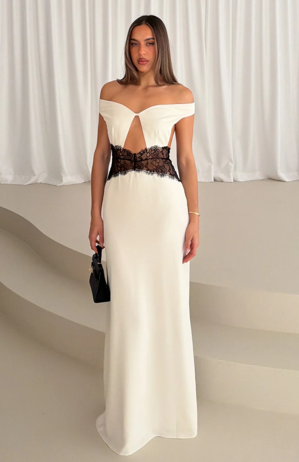 Breaking The Internet Maxi Dress Off White